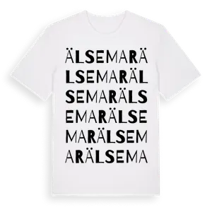 Älsemar ordlek t-shirt – ekologisk bomull t-shirt från Pinshirt