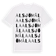 Alsjömåla ordlek t-shirt