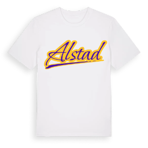 Alstad baseball t-shirt – ekologisk bomull t-shirt från Pinshirt