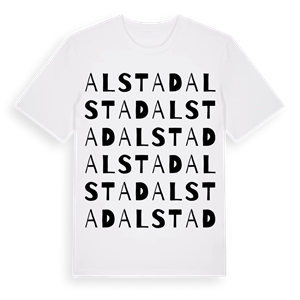 Alstad ordlek t-shirt – ekologisk bomull t-shirt från Pinshirt