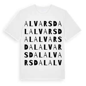 Alvarsdal ordlek t-shirt – ekologisk bomull t-shirt från Pinshirt