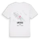 Amerika karta t-shirt