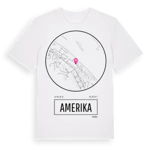Amerika t-shirt – ekologisk bomull t-shirt från Pinshirt