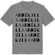 Mid Heather Gray t-shirt med Andekulla ordlek t-shirt