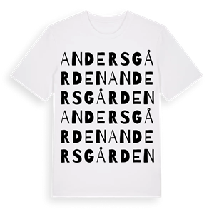 Andersgården ordlek t-shirt – ekologisk bomull t-shirt från Pinshirt