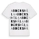 Andersmåla ordlek t-shirt