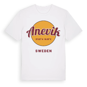Anevik cirkel t-shirt – ekologisk bomull t-shirt från Pinshirt