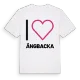 Jag älskar Ängbacka t-shirt stort tryck