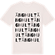 Vintage White t-shirt med Änghult ordlek t-shirt
