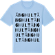 Blue Soul t-shirt med Änghult ordlek t-shirt