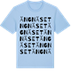 Blue Soul t-shirt med Ängnäset ordlek t-shirt