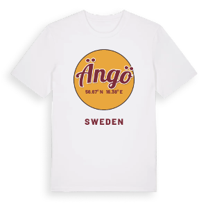 Ängö cirkel t-shirt – ekologisk bomull t-shirt från Pinshirt