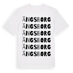 Ängsborg ordlek t-shirt – ekologisk bomull t-shirt från Pinshirt