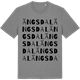 Mid Heather Gray t-shirt med Ängsdal ordlek t-shirt