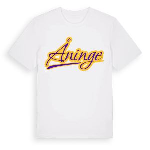 Åninge baseball t-shirt – ekologisk bomull t-shirt från Pinshirt