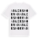 Ankershorvan ordlek t-shirt
