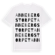 White t-shirt med Annebergstorpet ordlek t-shirt
