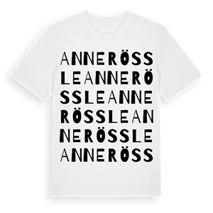 Annerössle ordlek t-shirt – ekologisk bomull t-shirt från Pinshirt