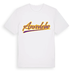 Anvedebo baseball t-shirt – ekologisk bomull t-shirt från Pinshirt