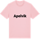 Pink Cotton t-shirt med Apelvik fetstil t-shirt