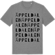 Mid Heather Gray t-shirt med Äppeldalen ordlek t-shirt