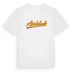Applehult baseball t-shirt – ekologisk bomull t-shirt från Pinshirt