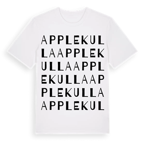 Applekulla ordlek t-shirt – ekologisk bomull t-shirt från Pinshirt