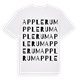Applerum ordlek t-shirt