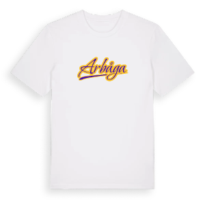 Arbåga baseball t-shirt – ekologisk bomull t-shirt från Pinshirt