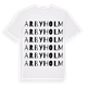 Arbyholm ordlek t-shirt