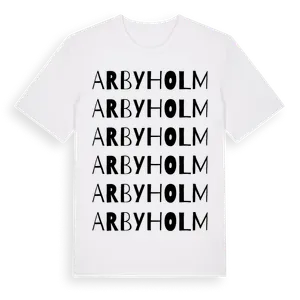 Arbyholm ordlek t-shirt – ekologisk bomull t-shirt från Pinshirt