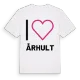 Jag älskar Århult t-shirt stort tryck