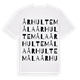 Århultemåla ordlek t-shirt