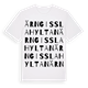 Ärngisslahyltan ordlek t-shirt