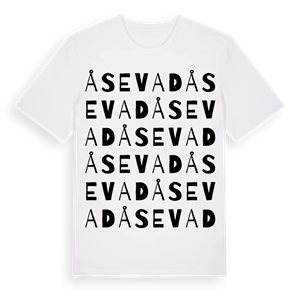 Åsevad ordlek t-shirt – ekologisk bomull t-shirt från Pinshirt