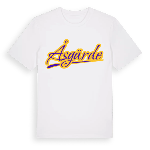 Åsgärde baseball t-shirt – ekologisk bomull t-shirt från Pinshirt