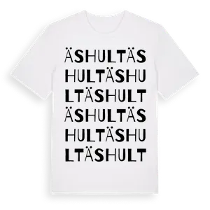 Äshult ordlek t-shirt – ekologisk bomull t-shirt från Pinshirt