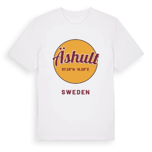 Äshult cirkel t-shirt – ekologisk bomull t-shirt från Pinshirt