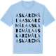 Blue Soul t-shirt med Askaremåla ordlek t-shirt