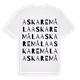 Askaremåla ordlek t-shirt