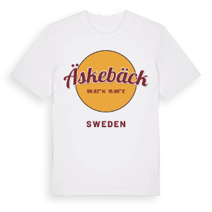Äskebäck cirkel t-shirt – ekologisk bomull t-shirt från Pinshirt