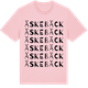 Pink Cotton t-shirt med Äskebäck ordlek t-shirt