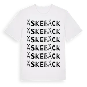 Äskebäck ordlek t-shirt – ekologisk bomull t-shirt från Pinshirt