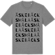 Mid Heather Gray t-shirt med Äskebäcksmåla ordlek t-shirt