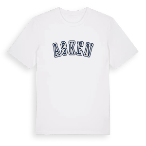 Asken college t-shirt – ekologisk bomull t-shirt från Pinshirt