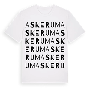 Askerum ordlek t-shirt – ekologisk bomull t-shirt från Pinshirt