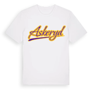 Askeryd baseball t-shirt – ekologisk bomull t-shirt från Pinshirt