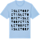 Blue Soul t-shirt med Äsketorpet ordlek t-shirt
