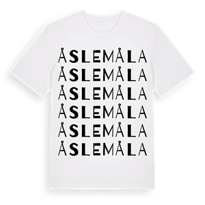 Åslemåla ordlek t-shirt – ekologisk bomull t-shirt från Pinshirt