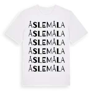 Åslemåla ordlek t-shirt – ekologisk bomull t-shirt från Pinshirt